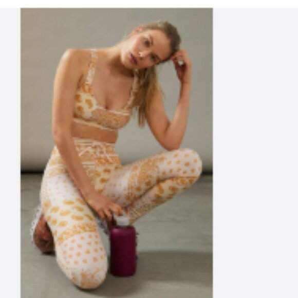 The Upside Anthropologie Carmen Bandana Sports Bra - Picture 3 of 9